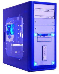 Apevia X-Gear Blue Midi Tower. Midi Tower. side window