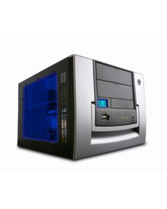 Apevia X-Qpack-AL Silver Micro ATX Cube / side window / 420W PSU