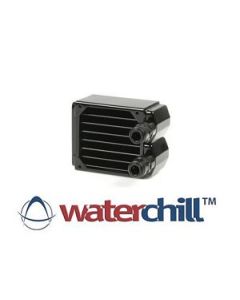 Asetek Radiator - RDT02 80mm w. 10mm fittings. (Modified Black Ice Micro)