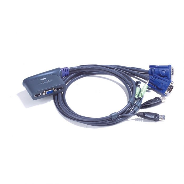 ankel Snor Fantasifulde Aten CS62US 2-Port USB KVM Switch