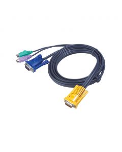 ATEN 2L-5210P 10M PS/2 KVM Kabel met 3 in 1 SPHD