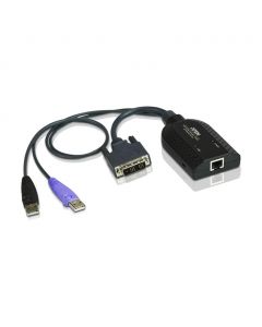 ATEN KA7166 USB DVI Virtual Media KVM-adapter met smartcard-ondersteuning